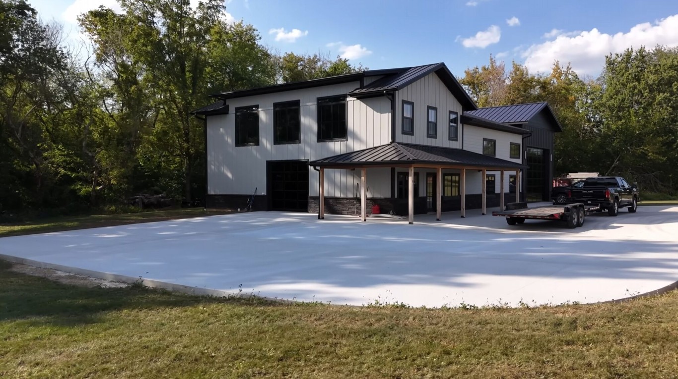 Professional concrete driveway installation in Mount Juliet, TN